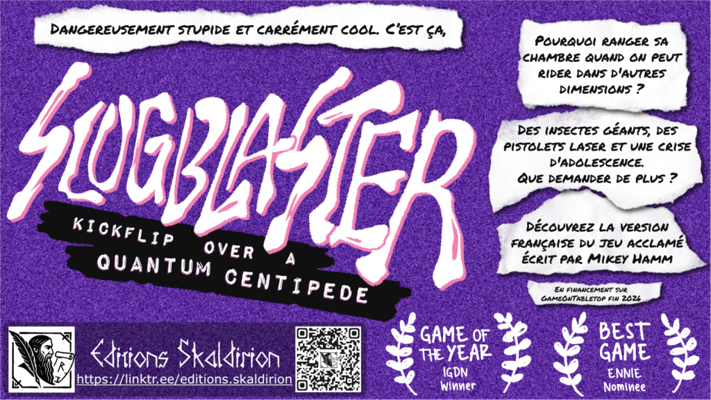 Annonce de la traduction et du financement de Slugblaster.